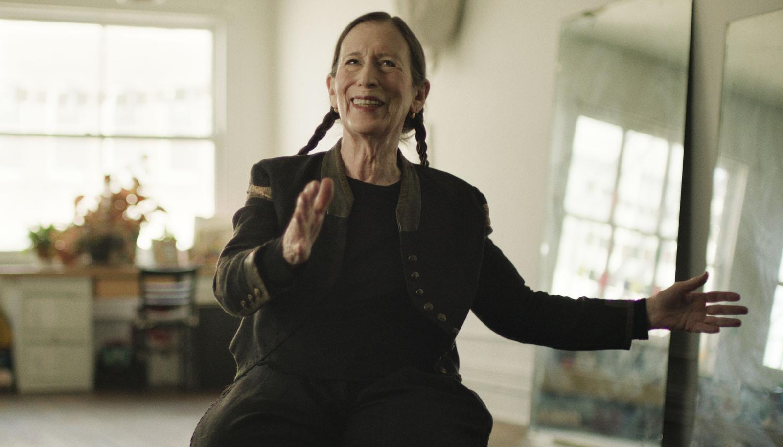 Meredith Monk in Monk in Pieces. Courtesy of 110th Street Films.